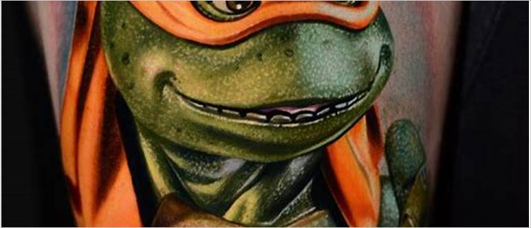 Tattoo ninja turtle